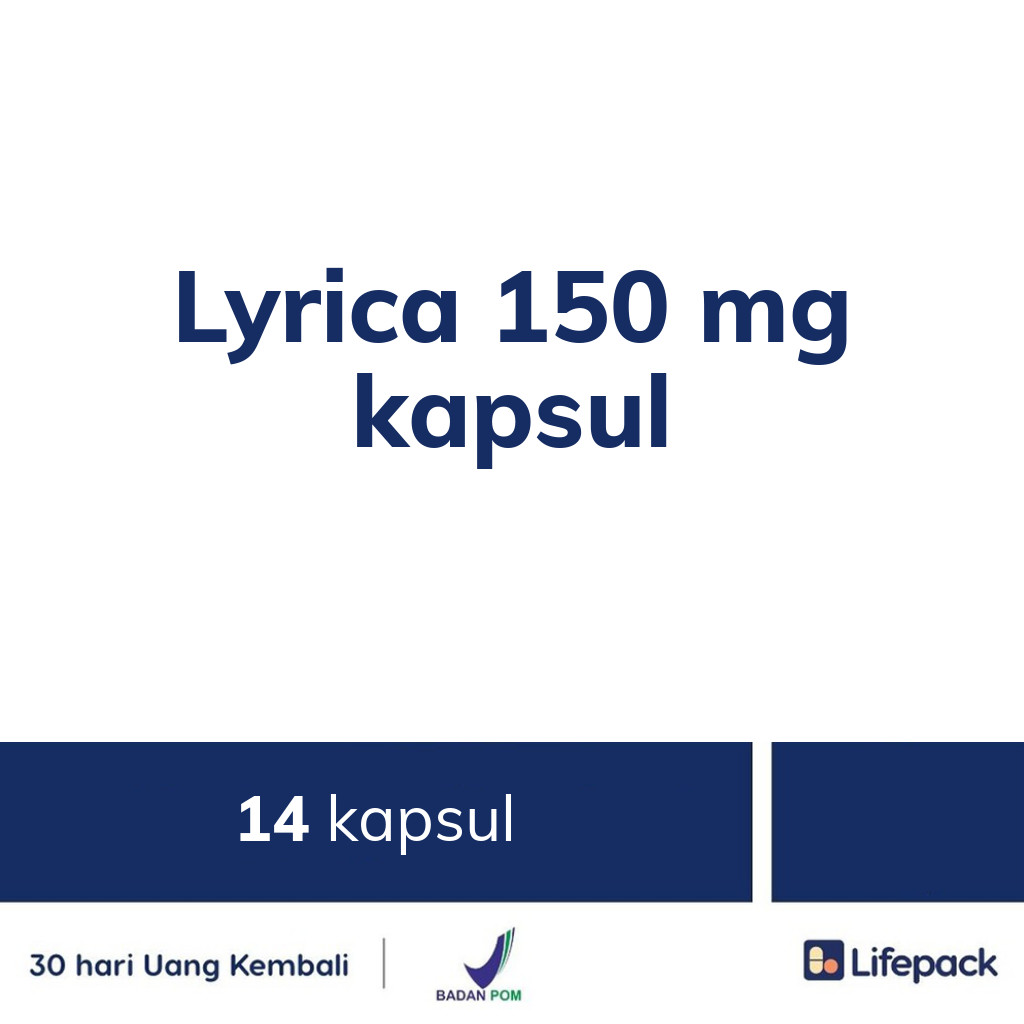 Lyrica Mg Kapsul Kapsul Obat Nyeri Saraf Lifepack Id