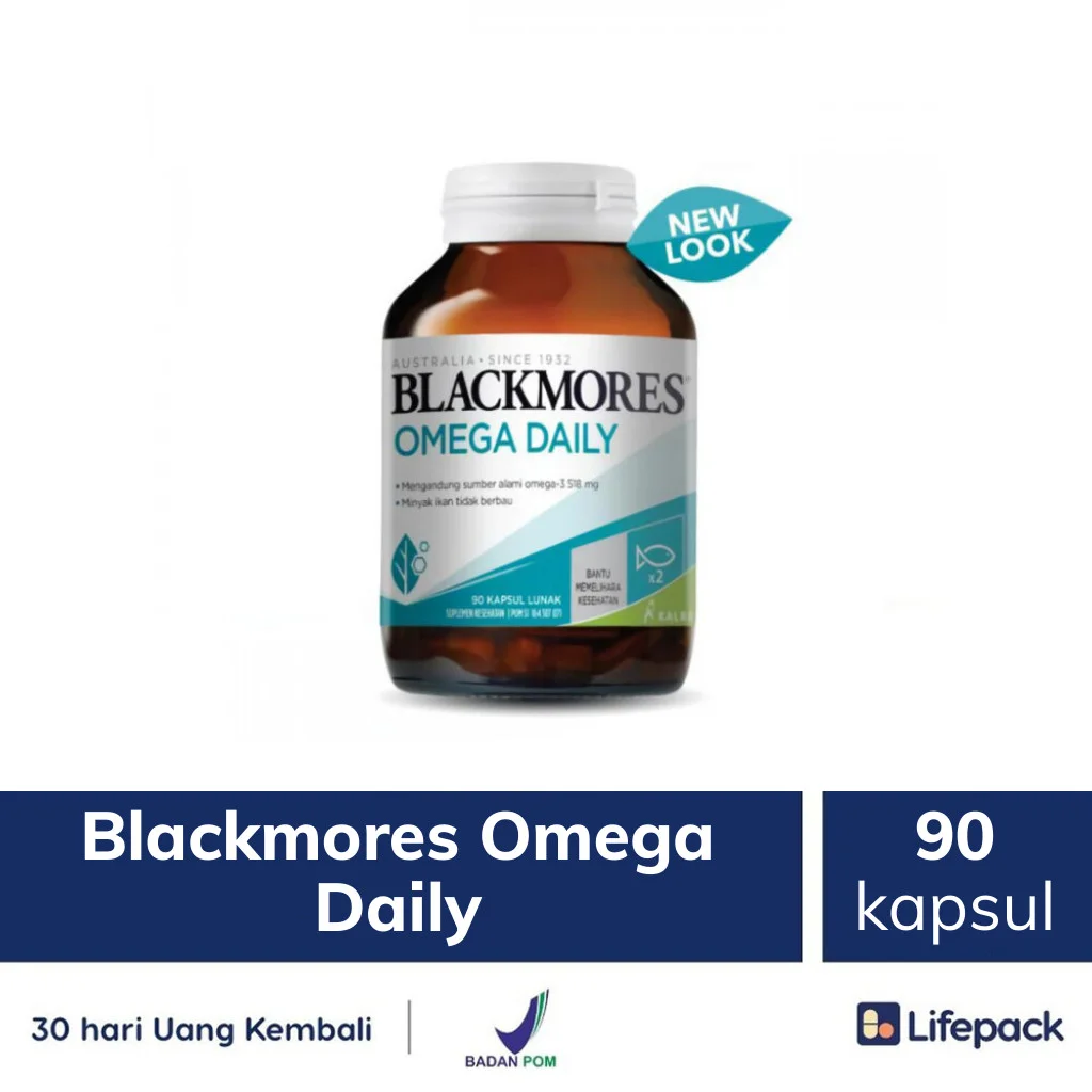 Blackmores Omega Daily 90 Kapsul - lifepack.id