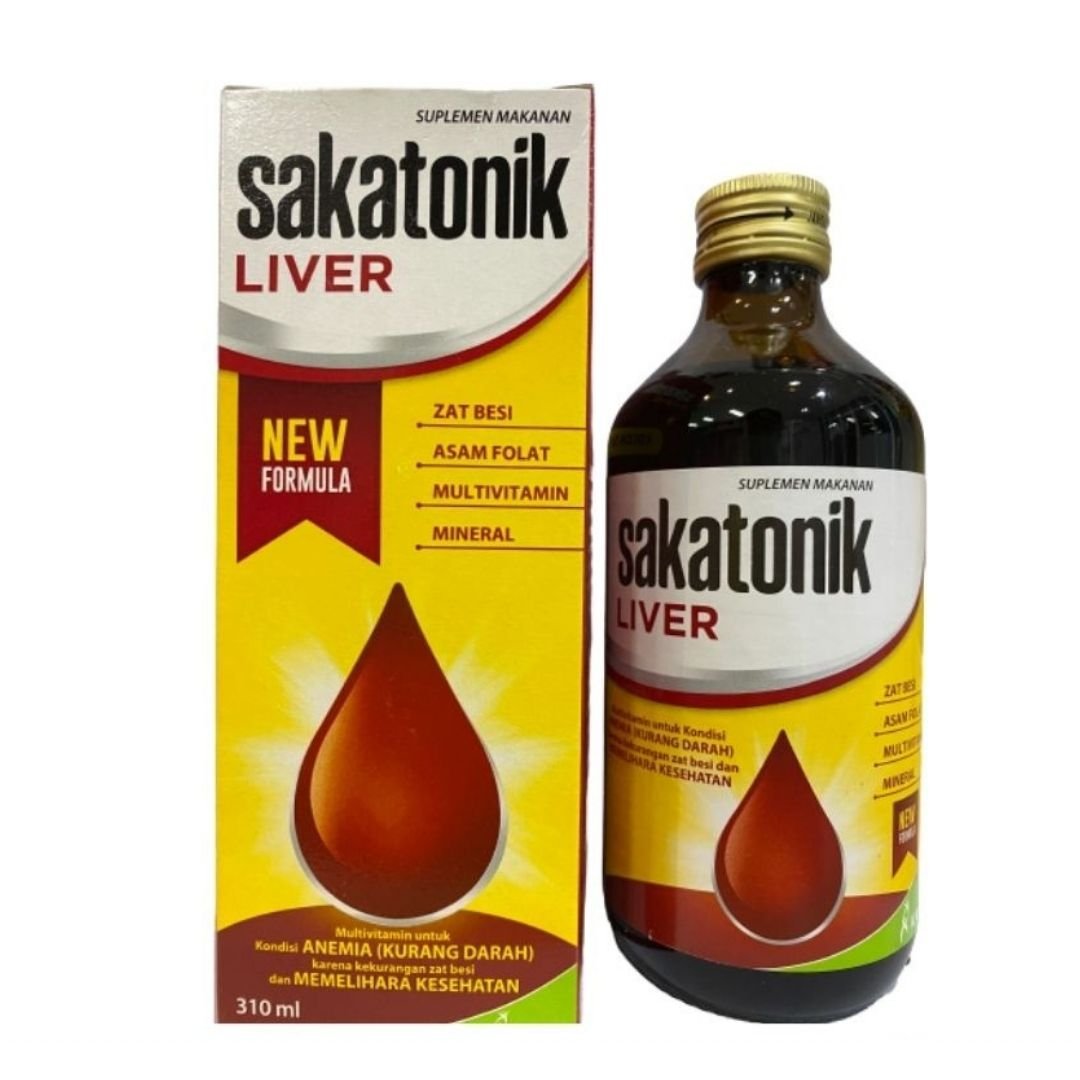 Sakatonik Liver Sirup 310 ML Suplemen Penambah Darah LIFEPACK