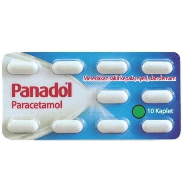 PANADOL BIRU 10 KAPLET Obat Sakit Kepala, Demam Flu