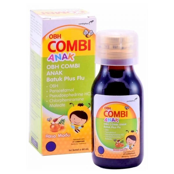 OBH COMBI ANAK BATUK PILEK MADU 60 ML - Obat Batuk dan