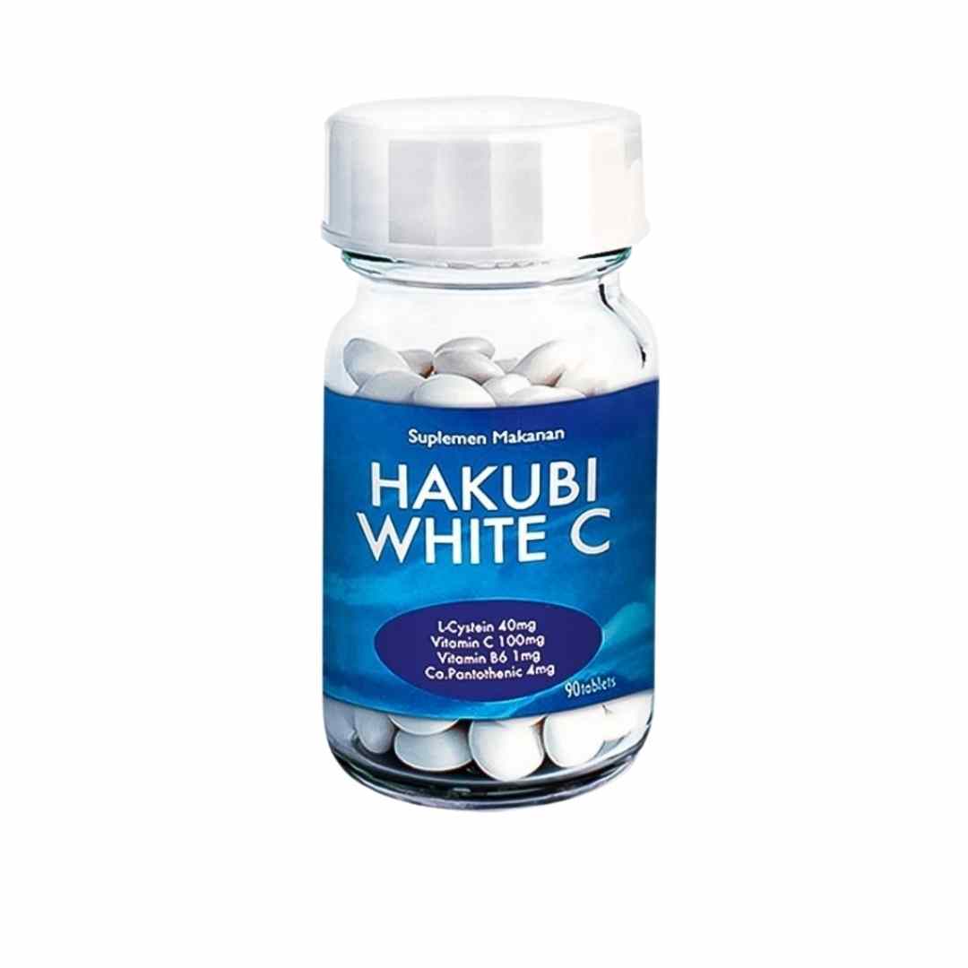 HAKUBI WHITE C 90 TABLET - Suplemen Untuk Perawatan dan Memutihkan Kulit |  Lifepack.id
