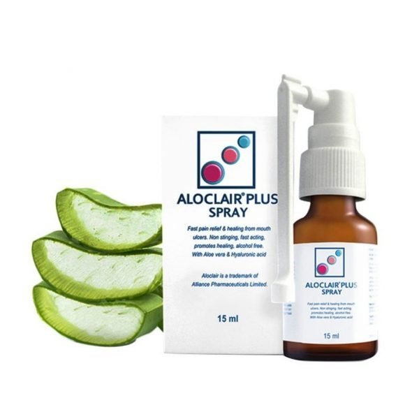 ALOCLAIR PLUS SPRAY 15 Ml  Obat Sariawan Spray / Semprot Mulut