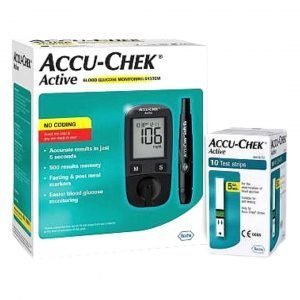 accu chek active glucometer how to use