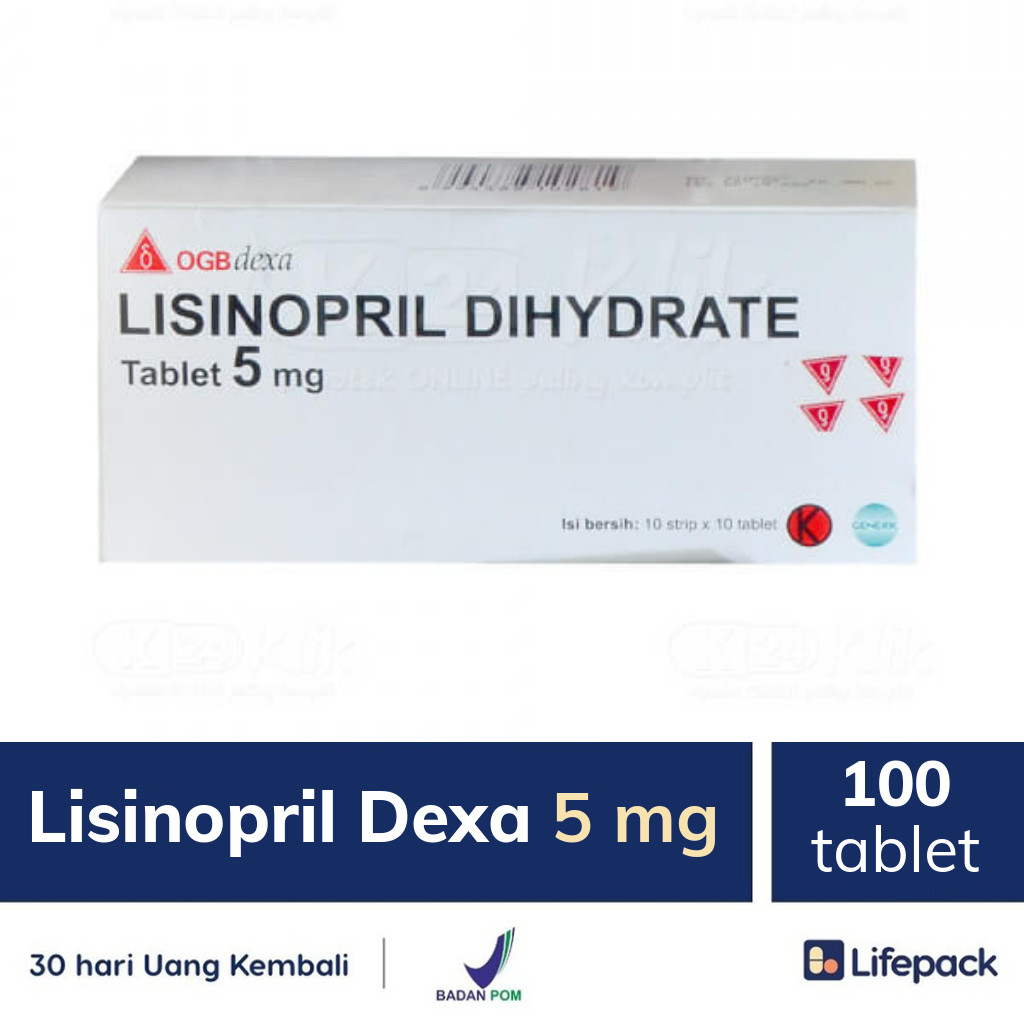 Lisinopril Dexa 5 mg