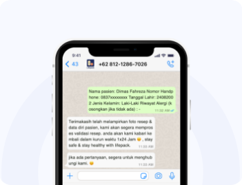 Tata Cara Tebus Obat Via Whatsapp Step 4