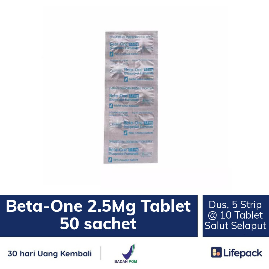 Bisoprolol fumarate 2.5 mg obat apa