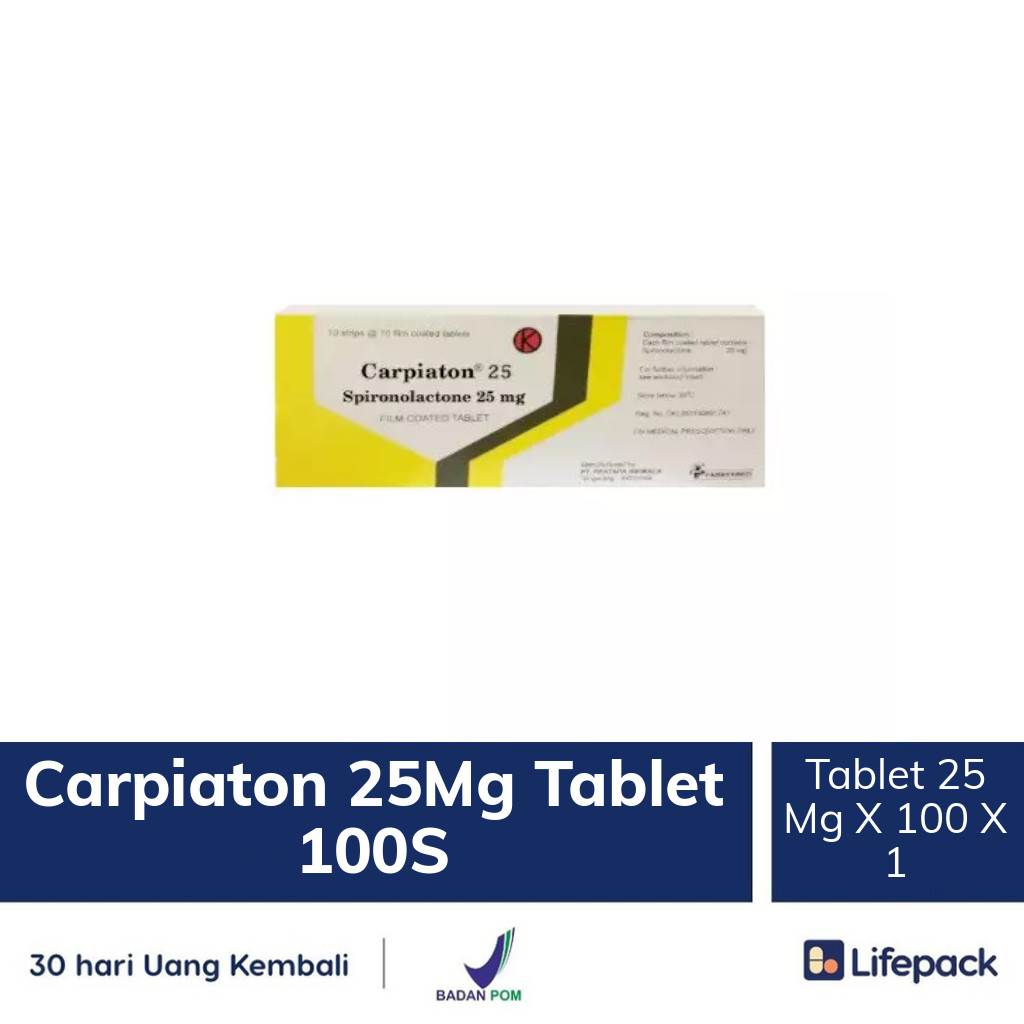 Obat apa 25 mg spironolactone Spirolacton 25mg