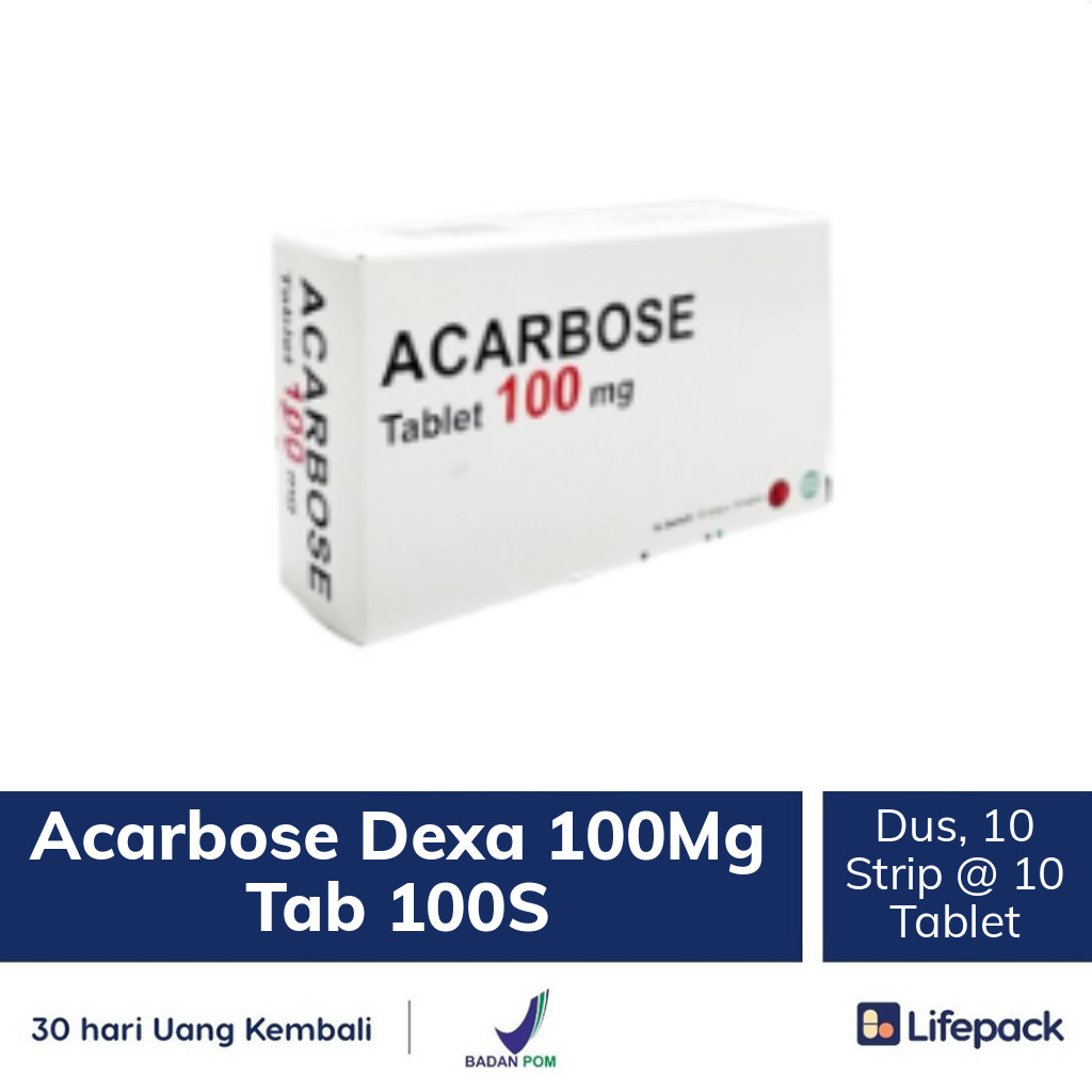 Acarbose Dexa 100 mg