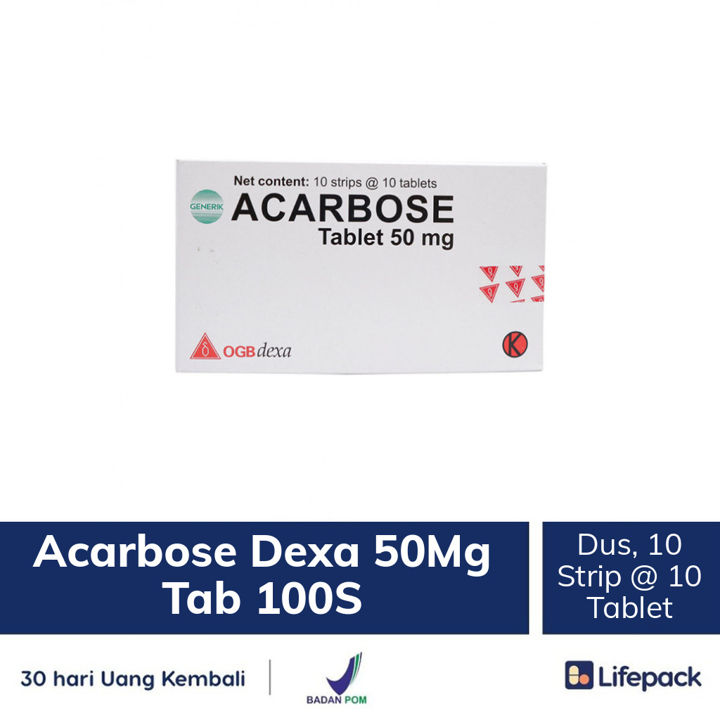 Acarbose Dexa 50 mg