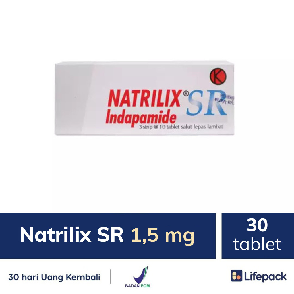 Sr natrilix Indapamide (Natrilix):