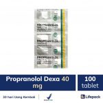 Propranolol 2x 40 Mg