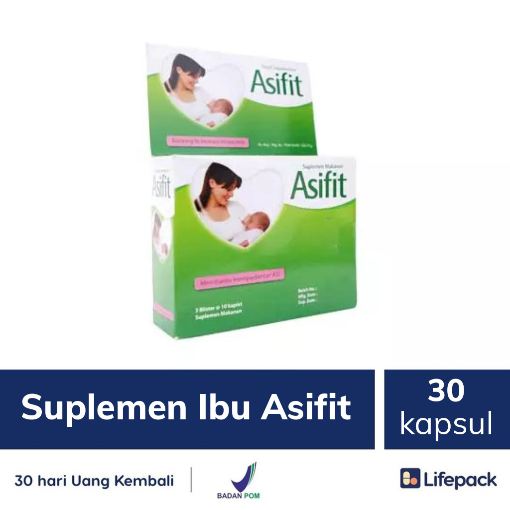 Suplemen Ibu Asifit 30 kapsul Membantu produksi dan 