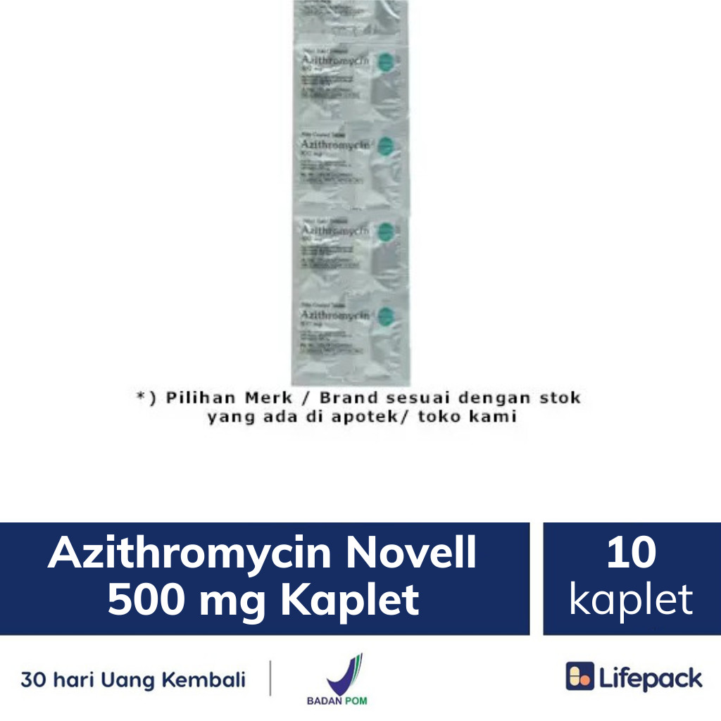 Harga azithromycin dihydrate 500 mg di apotik