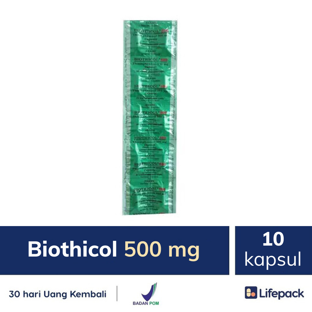 Biothicol Manfaat Dosis Penggunaan Dan Efek Samping Lifepack Id