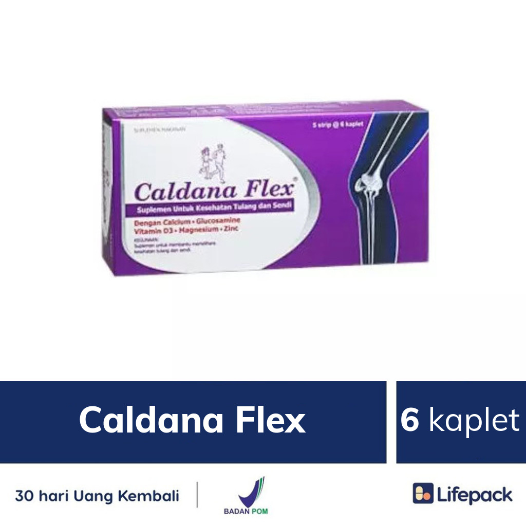 Caldana Flex Glucosamine Vitamin Tulang Sendi Lifepack Id