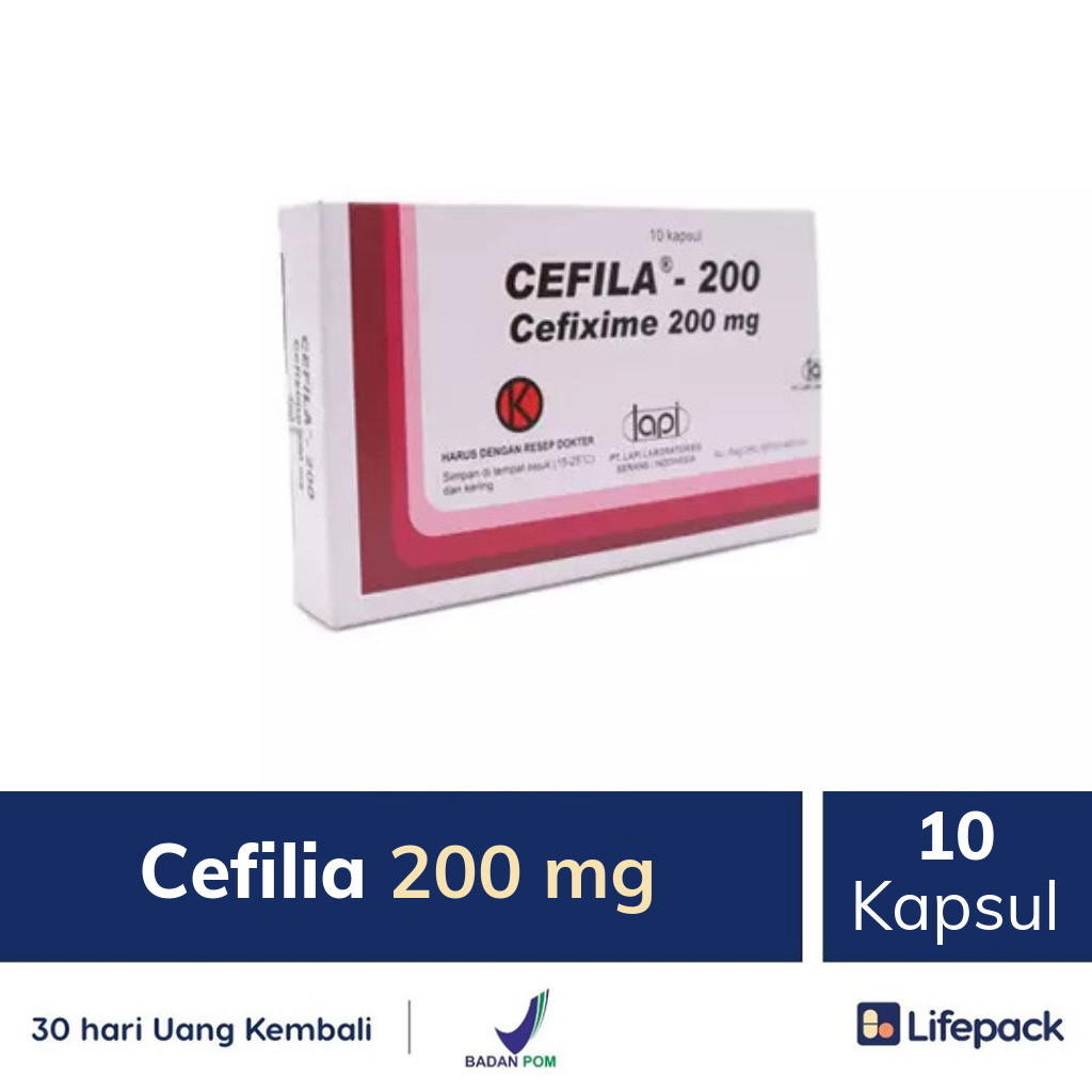 Trihydrate obat mg 200 cefixime kapsul Cefixime 100mg