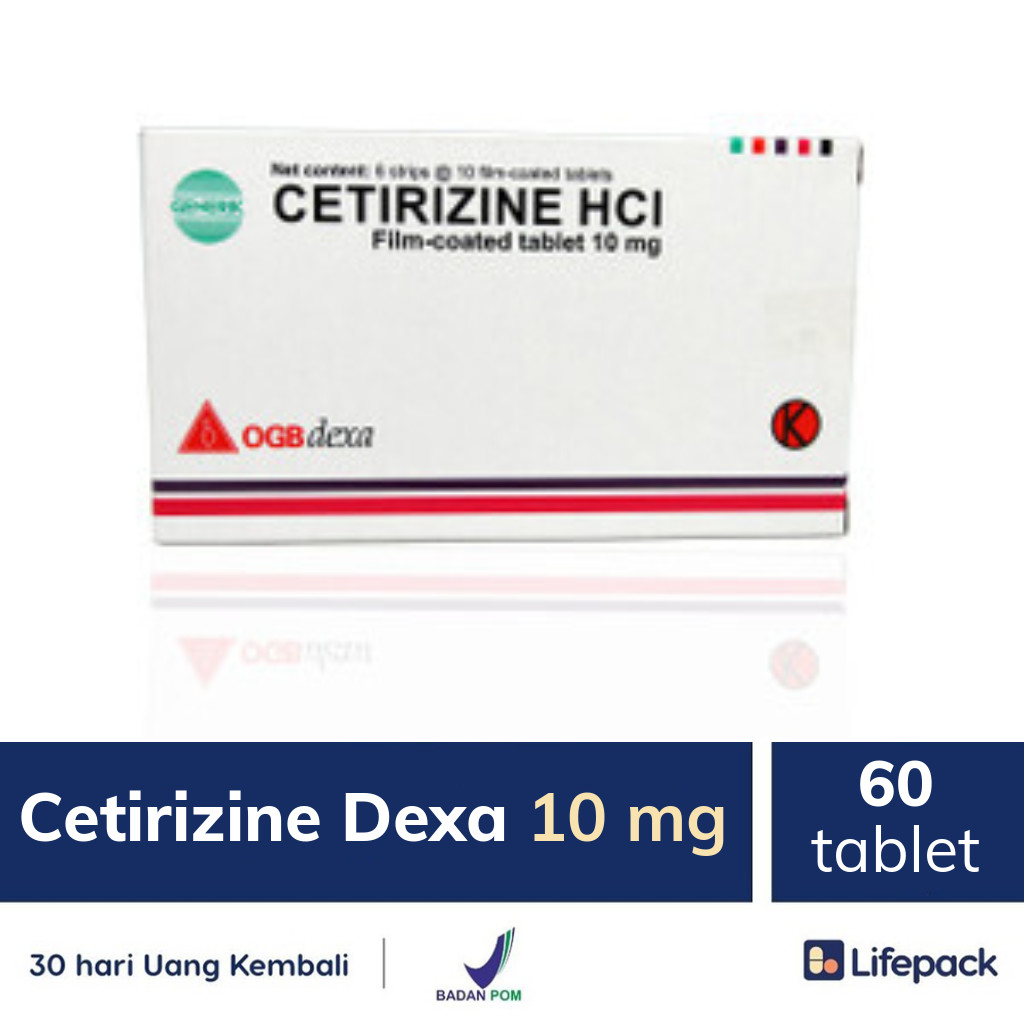 Hcl harga 10 obat mg cetirizine cetrol HARGA CETIRIZINE