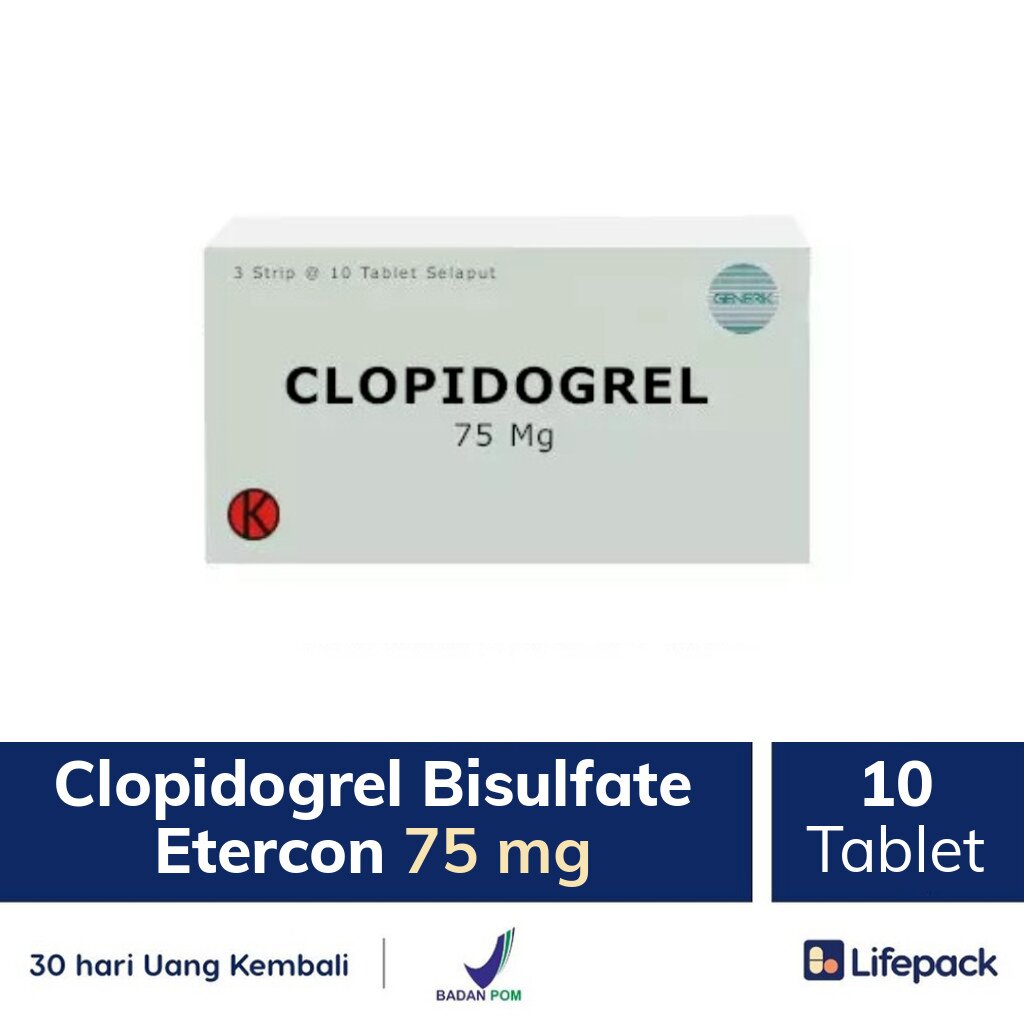 Clopidogrel 75 mg kimia harga farma bisulfate OSELTAMIVIR INDOFARMA