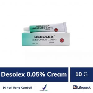 Desolex 0.05% Cream - 10 G - atasi eksim, terutama pada anak-anak, gatal, terbakar sinar matahari