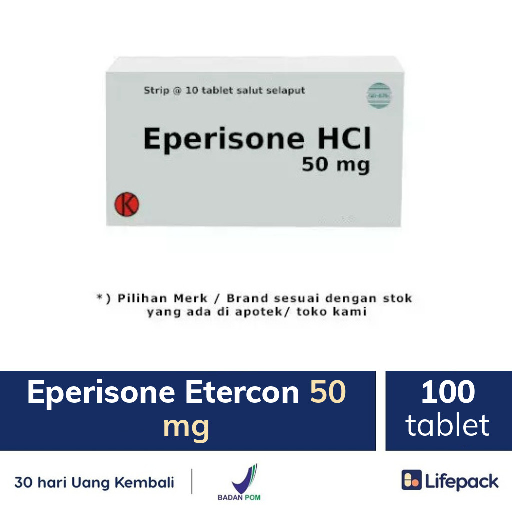 eperisone 50 mg obat apa