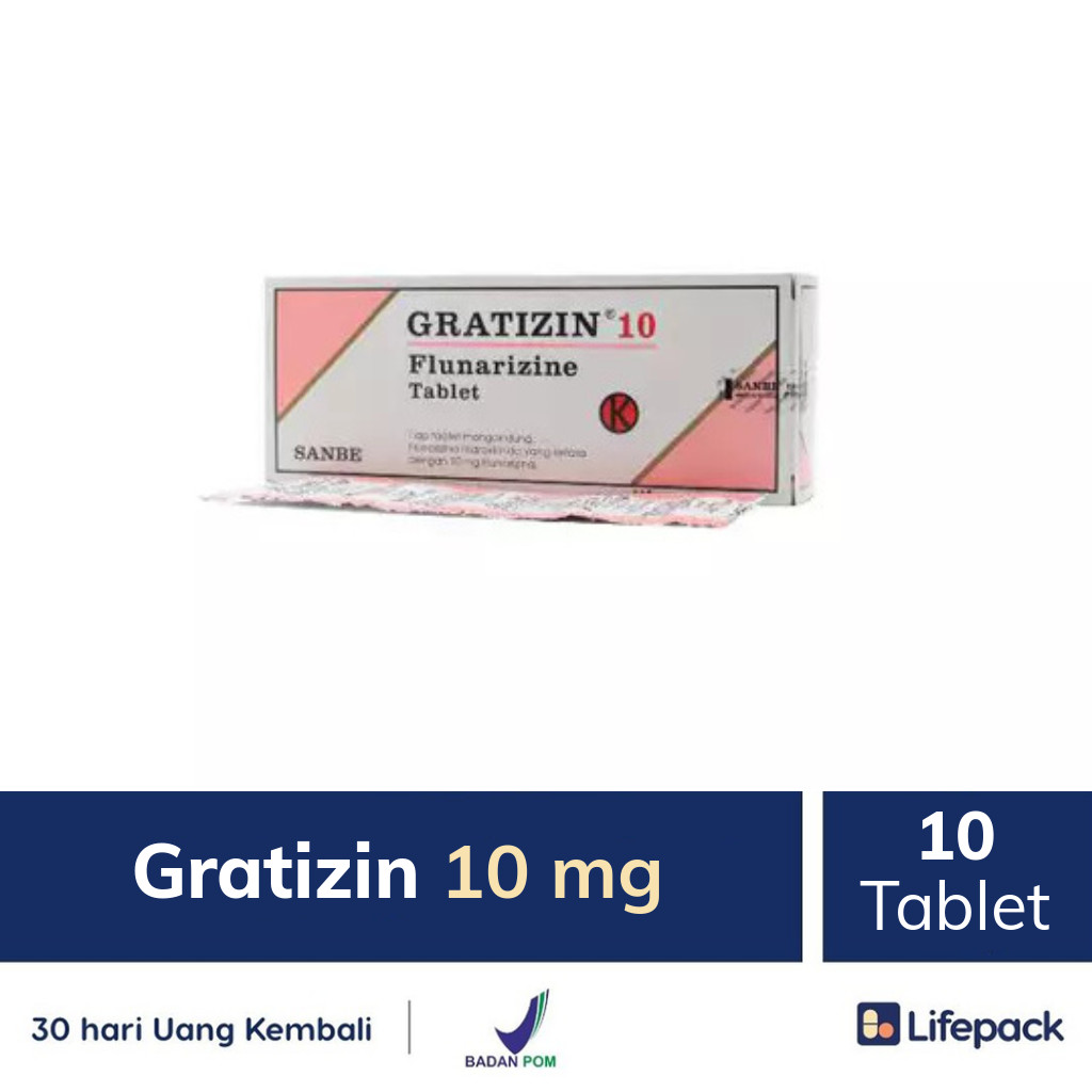 Gratizin 10 mg - 10 Tablet