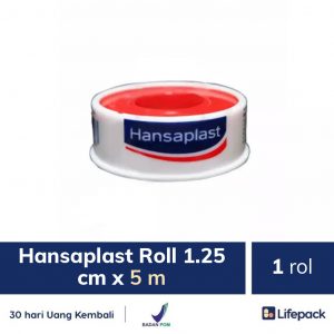 in plaats daarvan pin dam Hansaplast Roll 1.25 cm x 5 m - 1 rol - Perekat kasa penutup luka |  Lifepack.id