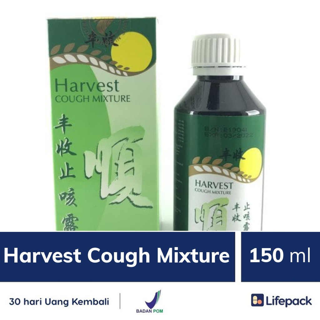 Harvest Cough Mixture 150 Ml Obat Batuk Berdahak Lifepack Id