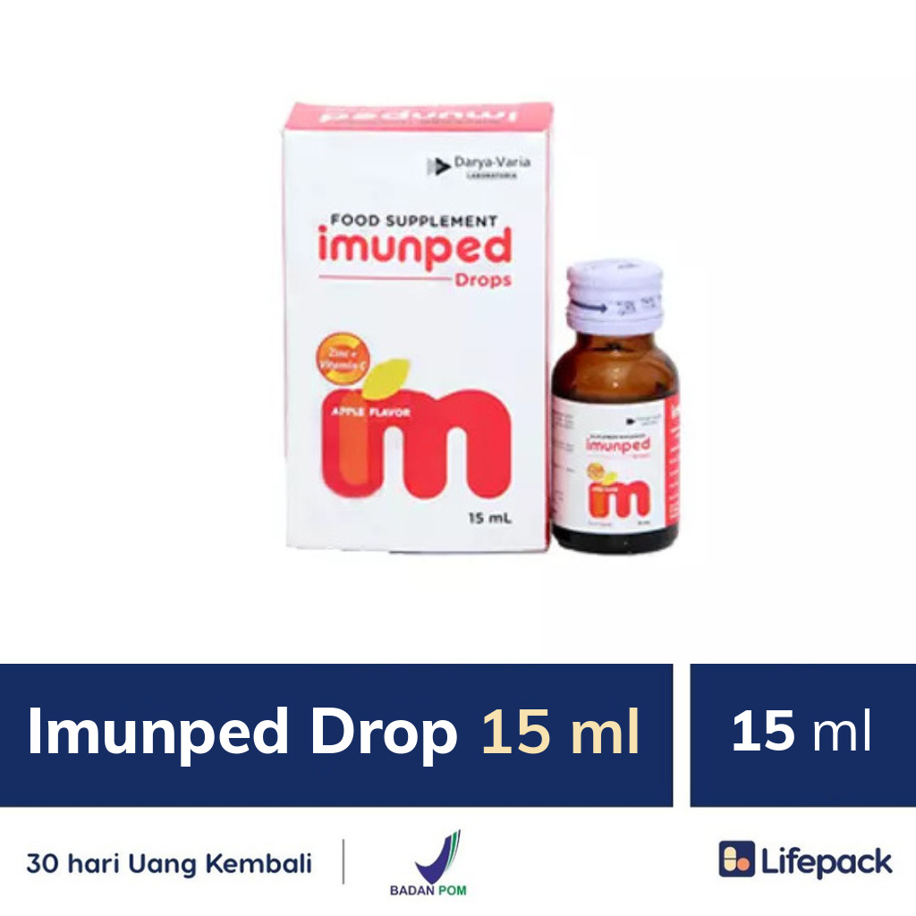 Imunped Drop 15 Ml 15 Ml Vitamin C Bayi 15ml Lifepack Id