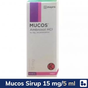 Mucos Sirup 15 Mg/5 Ml - 60 Ml - Untuk Mengencerkan Dahak | Lifepack.id