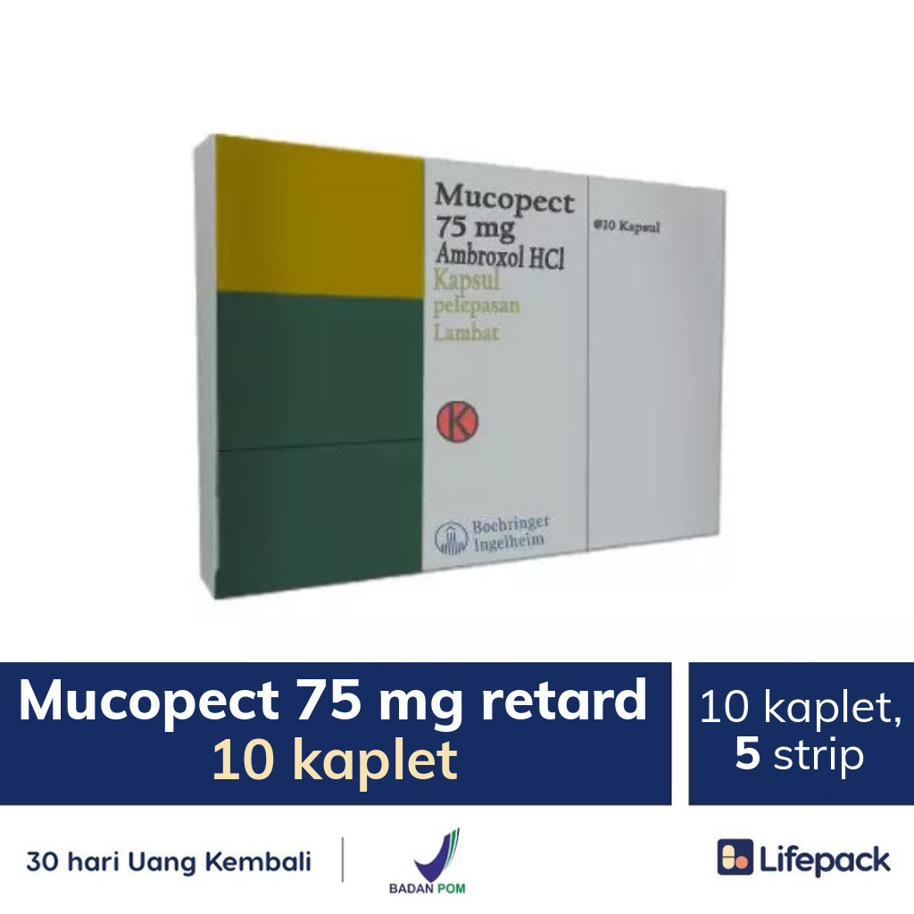 Obat 30 mg mucopect ambroxol apa hcl Mucopect Drops