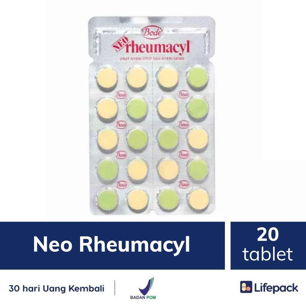 Jual Neo Rheumacyl 20 Tablet Obat Nyeri  Otot dan Sendi  