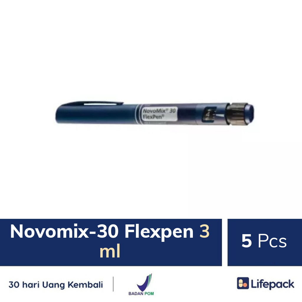 Novomix 30 Flexpen 3 Ml 5 Pcs Obat Suntik Insulin Terapi Diabetes 3ml Lifepack Id