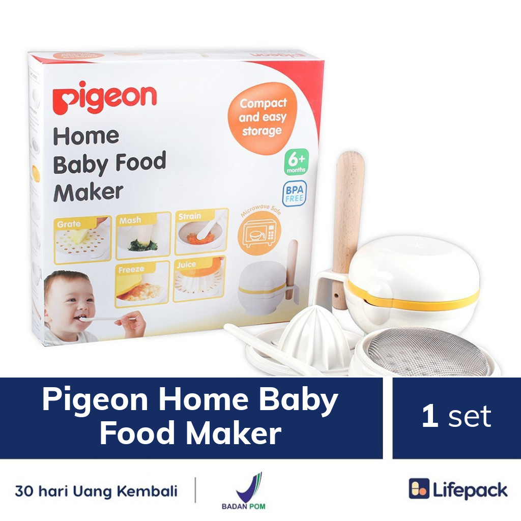Pigeon Home Baby Food Maker 1 Set Peralatan Makan Bayi Mpasi Lifepack Id