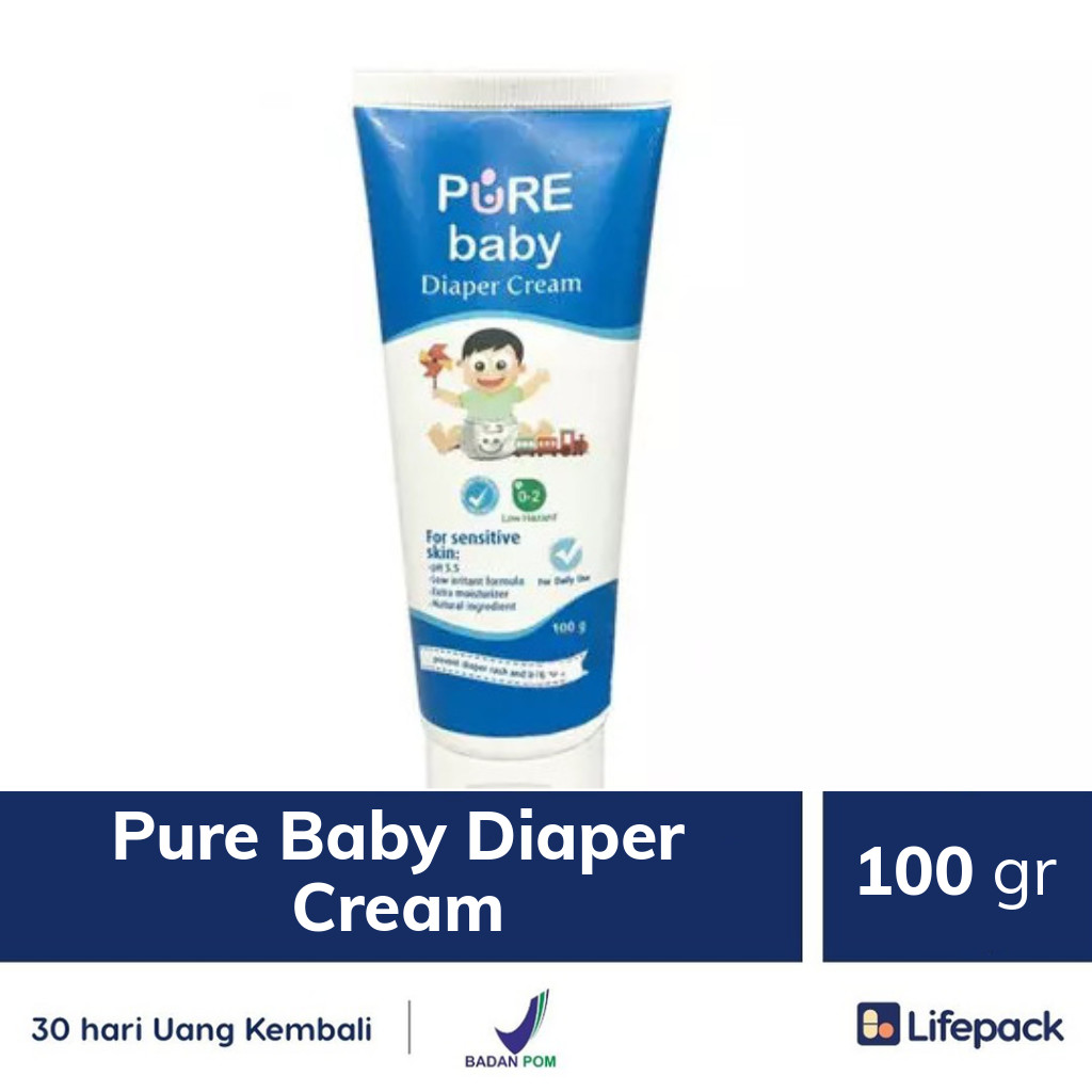 BPOM Pure Baby Diaper Rash Cream Krim Ruam Popok Bayi PureBB Pure BB