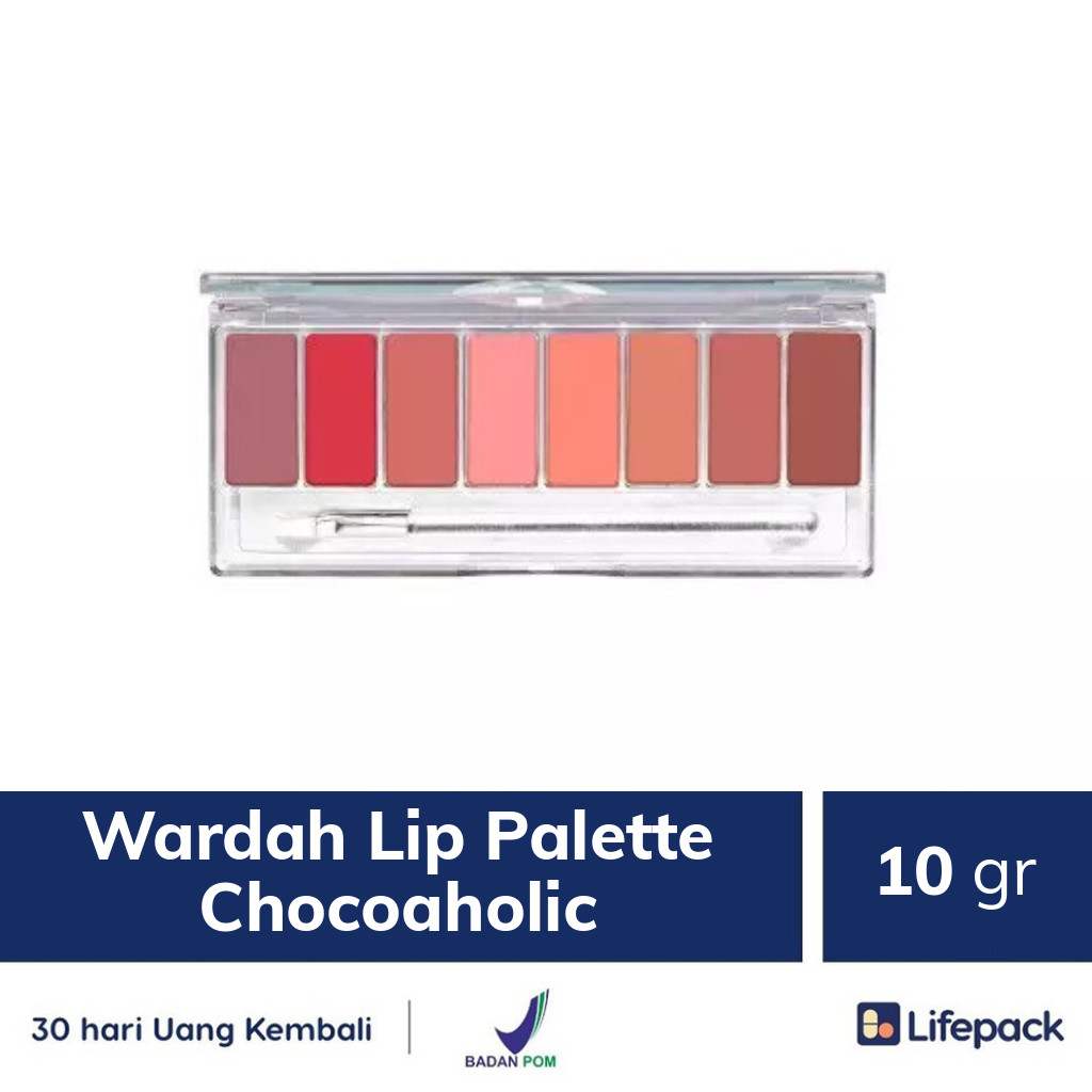 wardah chocoaholic lip palette