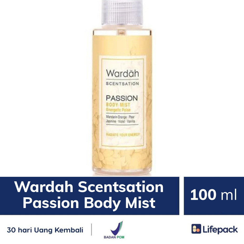 wardah body mist passion