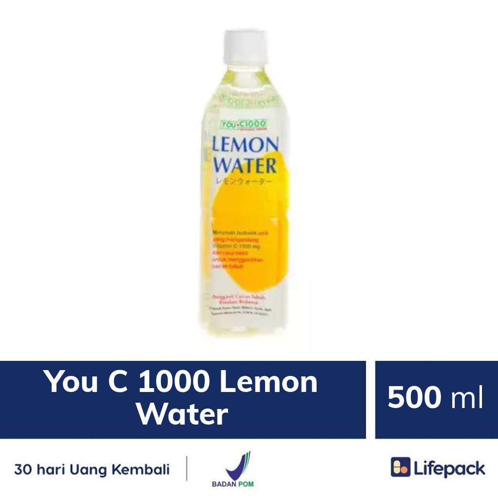 You C 1000 Lemon Water 500 Ml Vitamin C 1000 Lifepack Id