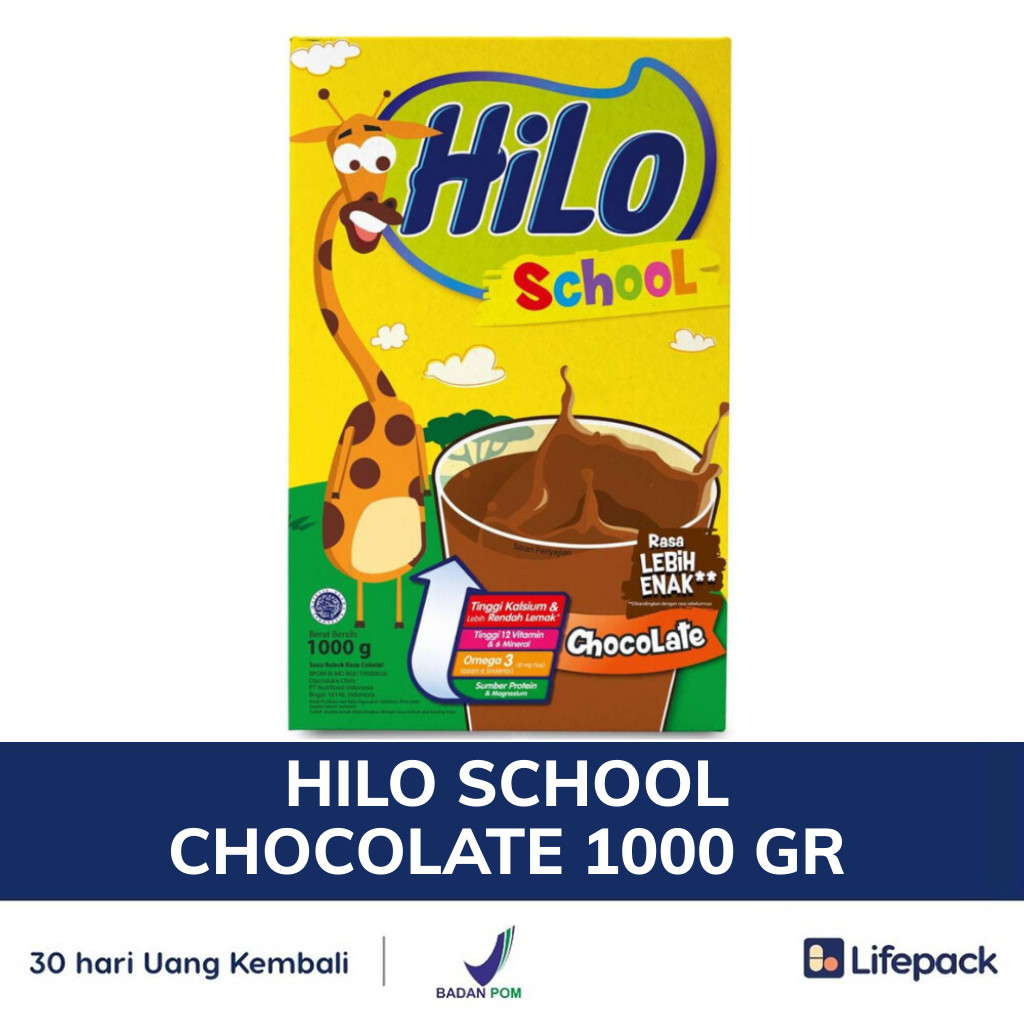 HILO SCHOOL CHOCOLATE 1000 GR Lifepack.id