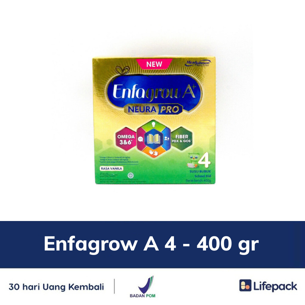 Enfagrow A 4 400 Gr Vanilla Susu Formula Bayi Lifepack Lifepack Id