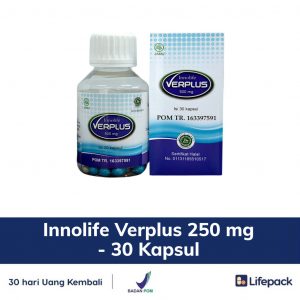 Innolife Verplus 250 mg - 30 Kapsul - Meredakan Demam - LIFEPACK