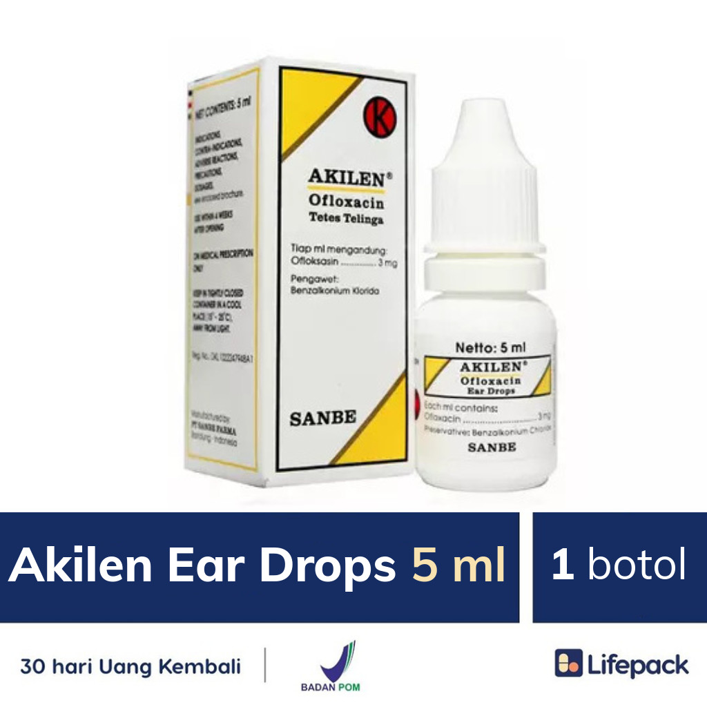 Akilen Ear Drops 5 ml - Lifepack.id