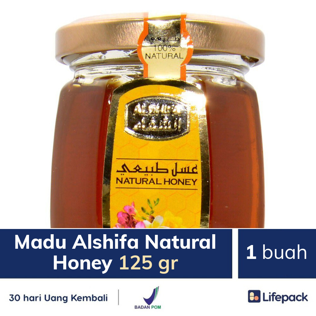 Madu Alshifa Natural Honey 125 gr - Lifepack.id