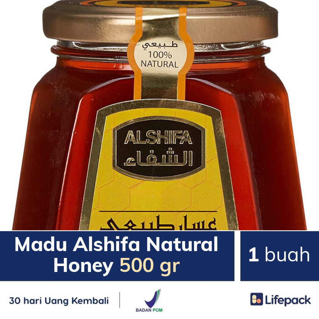 Madu Alshifa Natural Honey 500 gr - Lifepack.id