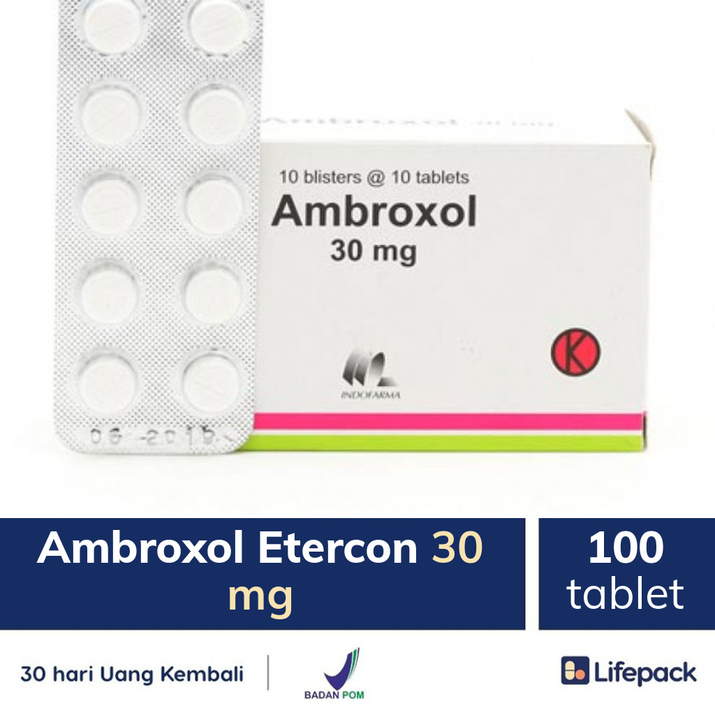 Ambroxol Etercon 30 mg - Lifepack.id
