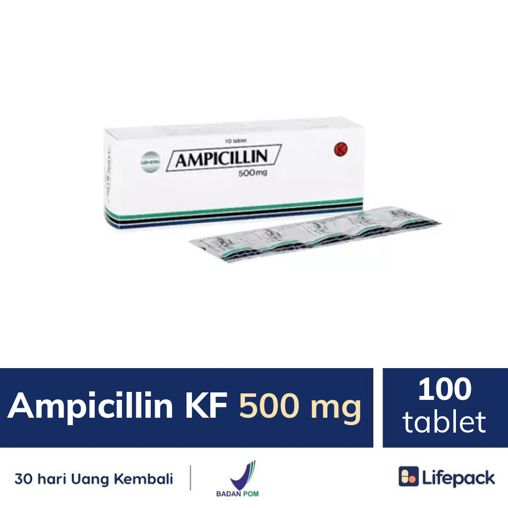 Ampicillin KF 500 mg - Lifepack.id