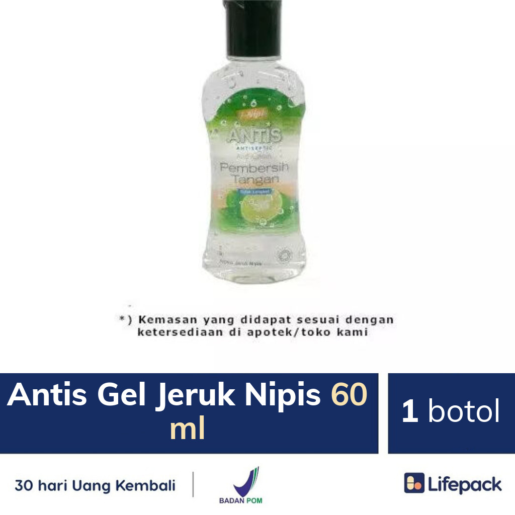 Antis Gel Jeruk Nipis 60 ml - Lifepack.id