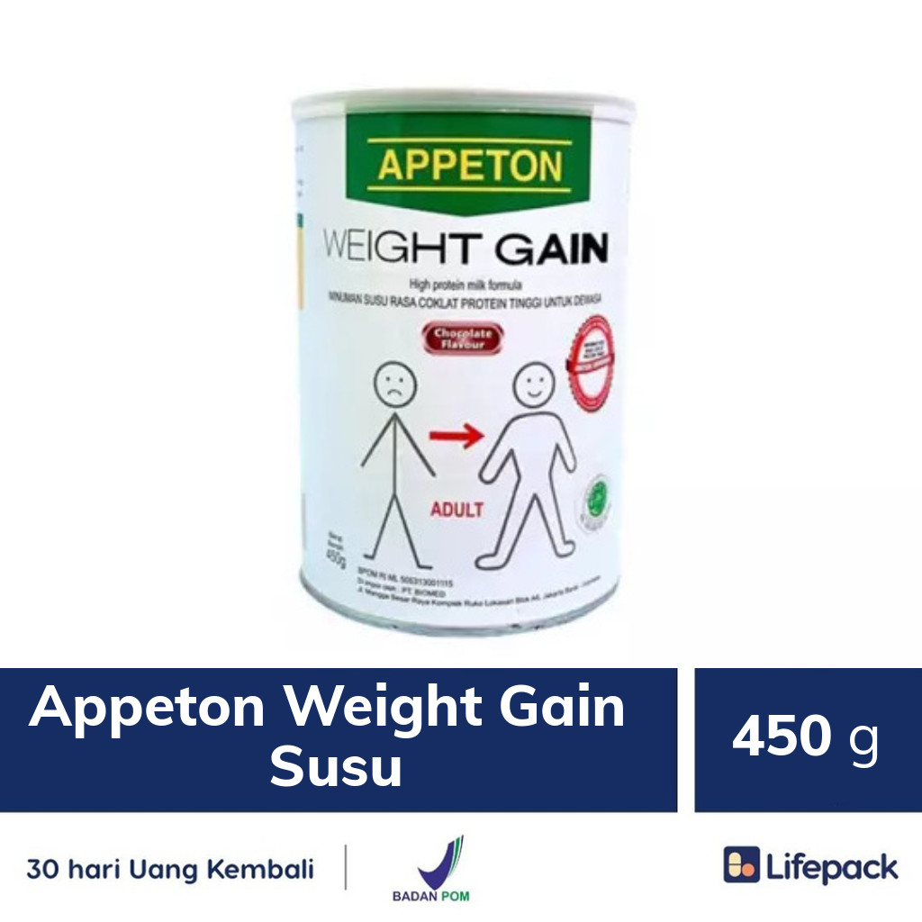 Appeton Weight Gain Susu - Lifepack.id