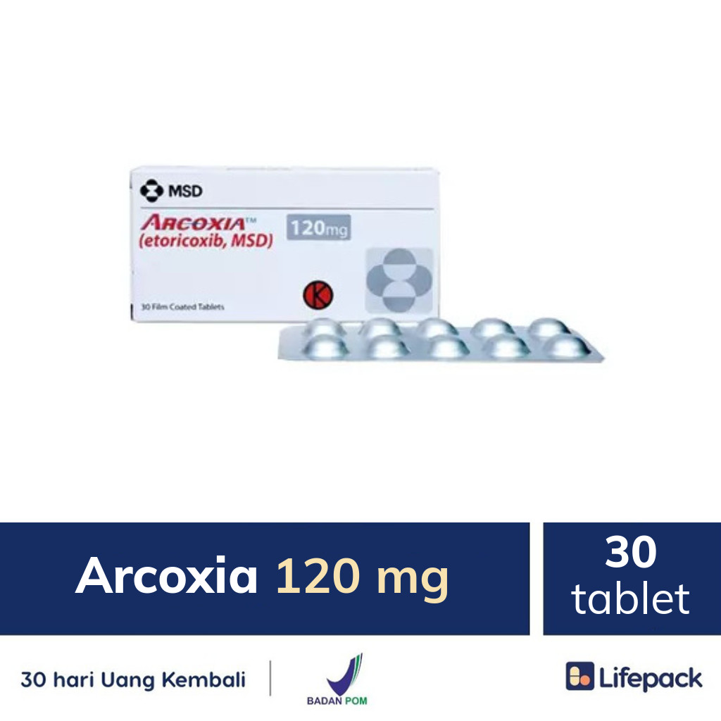 Arcoxia 120 mg - Lifepack.id