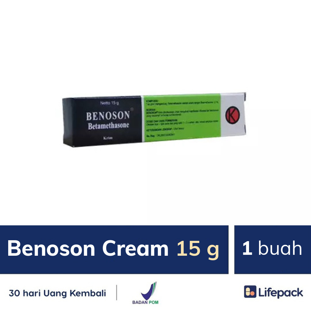 Benoson Cream 15 g - Lifepack.id